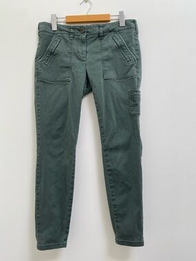 LOFT Olive Green Skinny Utility Pants